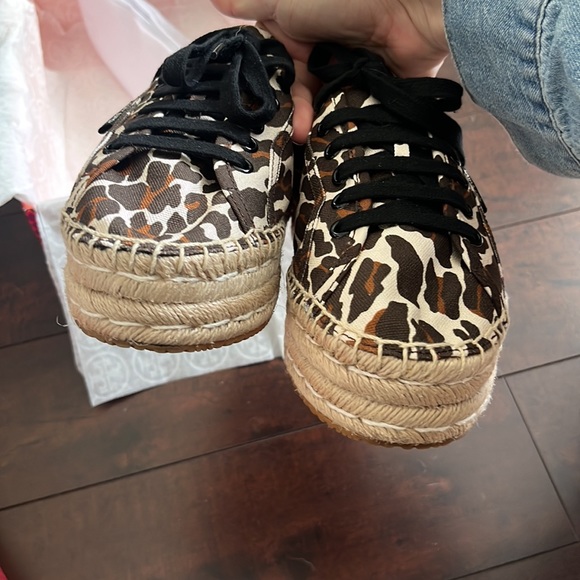 Tory Burch Reva Leopard Platform Sneakers - Picture 5 of 11